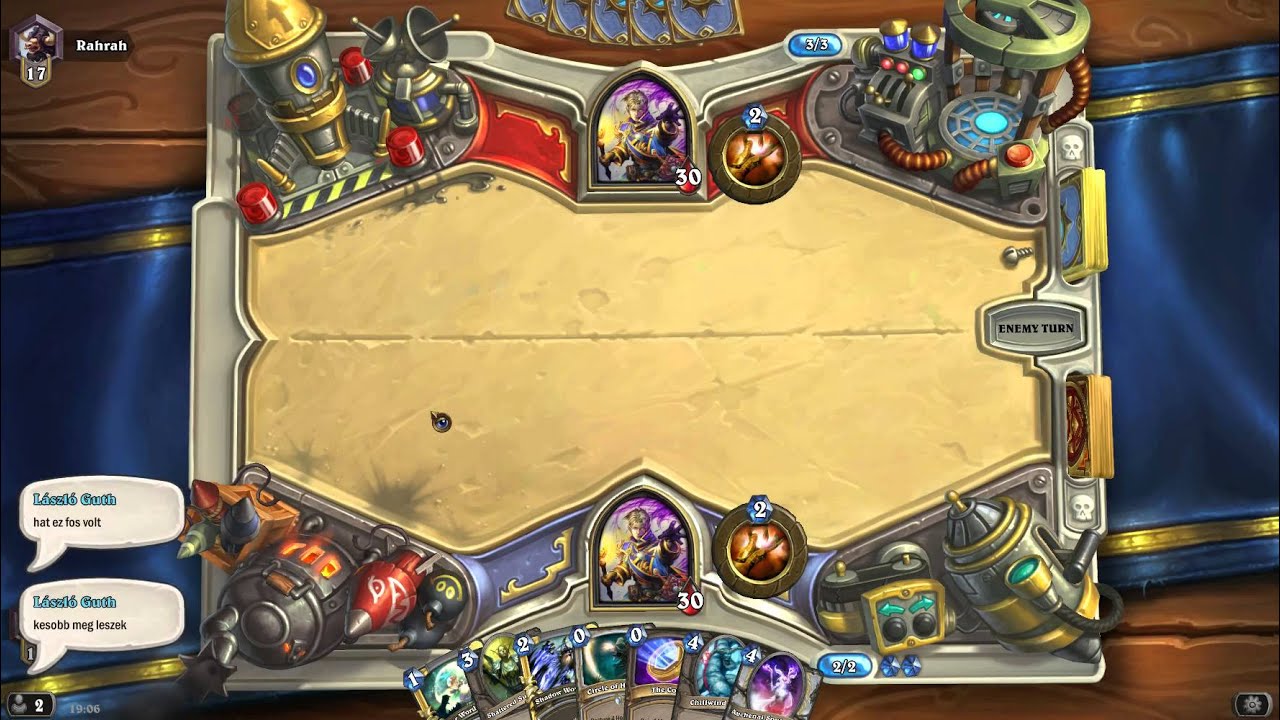 [Hearthstone] [Ranked 17 to 16] Icy Veins Cheap Priest vs other Priest quick win