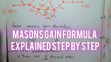 Mason’s Gain Formula Made Easy | Transfer Function from Signal Flow Graphs Step-by-Step!