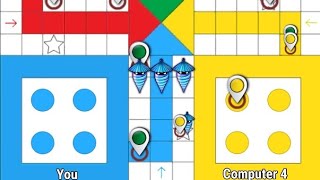 Tricks and Tips Ludo King | How to Win Ludo King | 4 players gameplay | Ludo king #2049 #gameplay