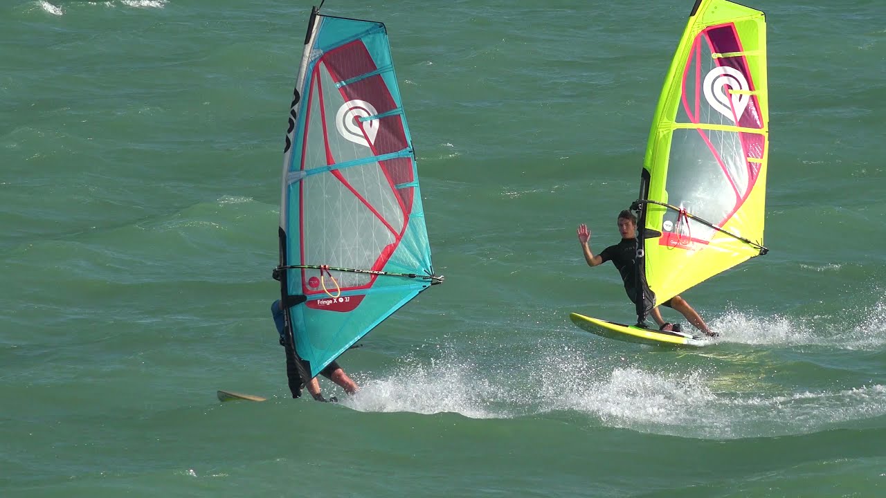 Windsurfing with Goya fringe 3.7 and Goya quad - YouTube 