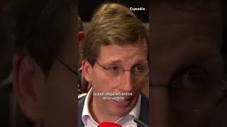 Almeida: “Espero que nadie tenga el cuajo de decir que esto no puede volver a pasar en España”