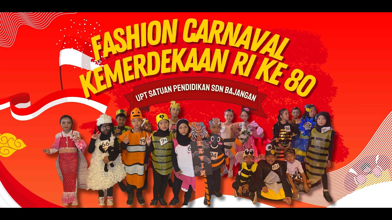 SDN Bajangan Fashion Carnaval 2025