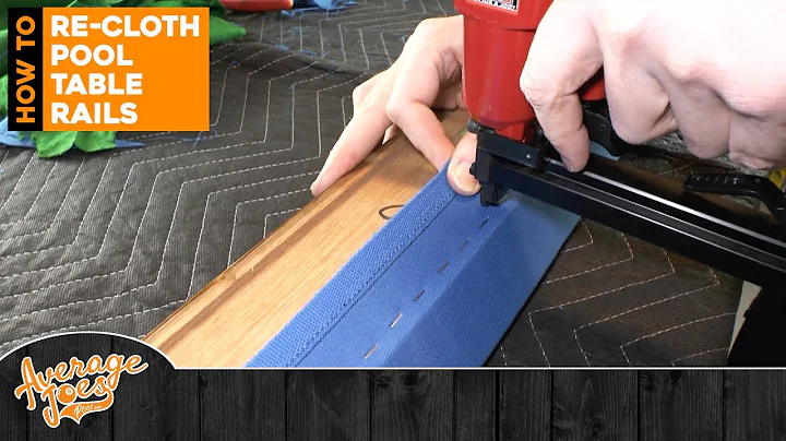 Expert Guide: Re-Cloth Your Pool Table Rails Like a Pro!