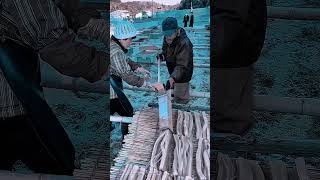 Traditional Japanese Jelly Process : Precision Handcrafted Fiber Drying