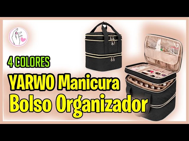 Yarwo Organizador de Pintauñas Viaje, Organizador Esmaltes de Uñas