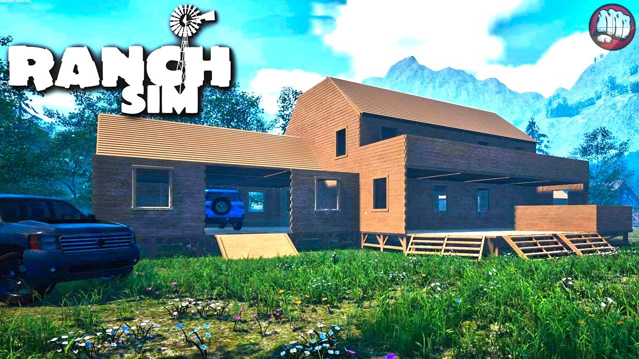 RANCH SIMULATOR GAMEPLAY FR #2 ! CONSTRUCTION D'UN RANCH ARDÉCHOIS 