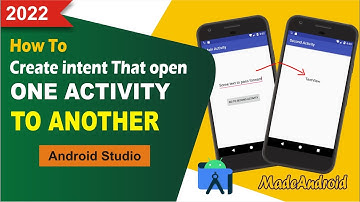 How to Make a Button Open a New Activity - Android Studio Tutorial(intent to new Activity)