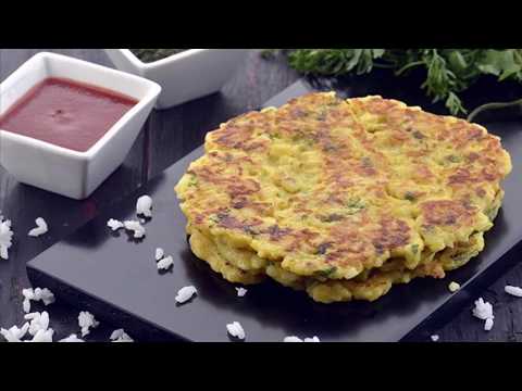 Bhaat na shekla | leftover rice pancakes | Chaval ka Cheela | बचें हुए  चावल का चीला