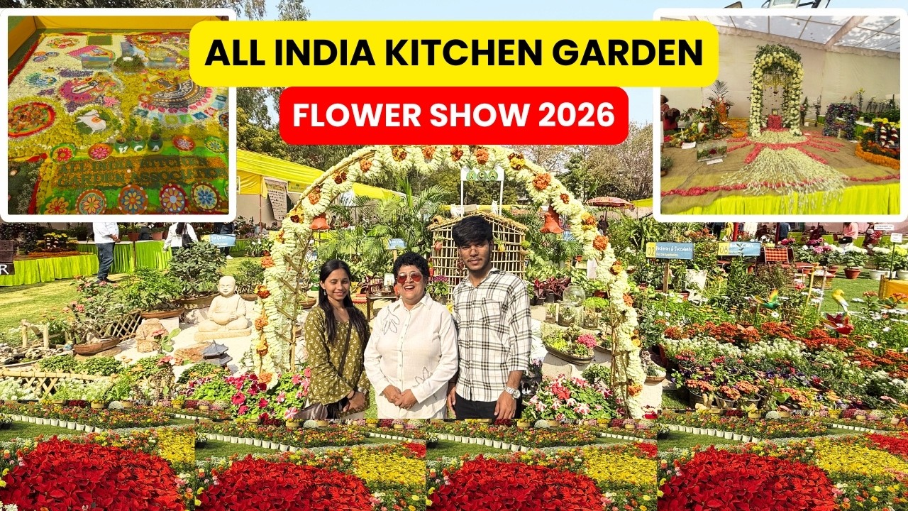 A Grand Celebration of Green Living | 59th Fruit, Vegetable & Flower Show 2026#shorts