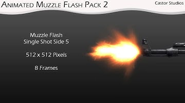 Animated Muzzle Flash Pack 2