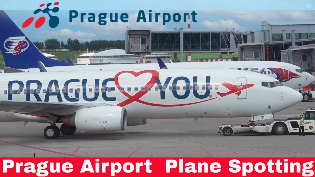Prague Airport "Václav Havel" (old name Ruzyně) Letiště Praha, Plane Spotting 2022