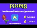 Pixels game sunshine  grainbows quest guide  claim your airdrop asap