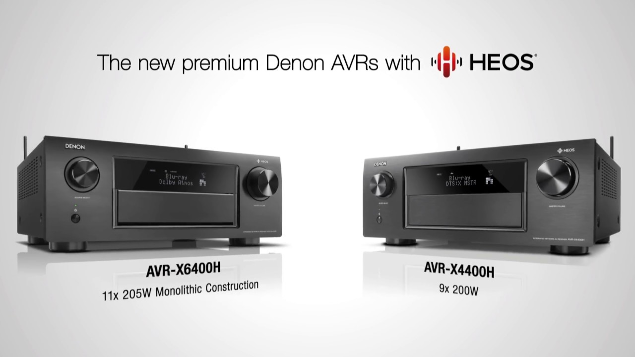 Avr X6400h And X4400h Premium Av Surround Receivers With Heos Avr X6400h And X4400h Premium Av Surround Receivers With Heos Built In