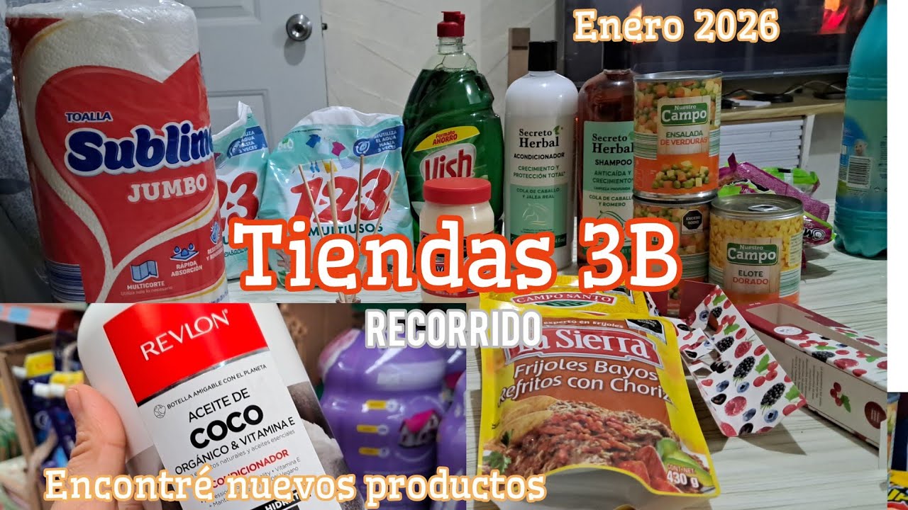 ✅️Tiendas 3B‼️precios bajos y productos nuevos 😯 con poco presupuesto 👛Recorrido.