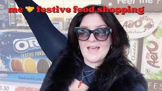 come holiday grocery festive food shopping with me! (vlogmas day 18)