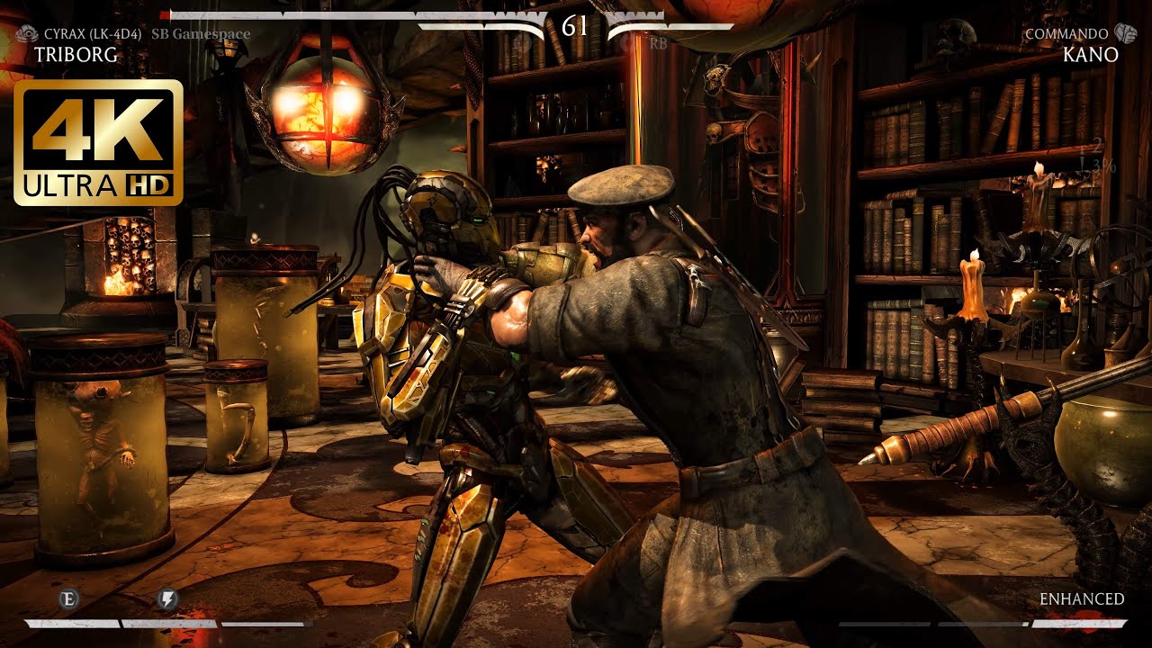 Triborg (Cyrax) vs Kano - Mortal Kombat X