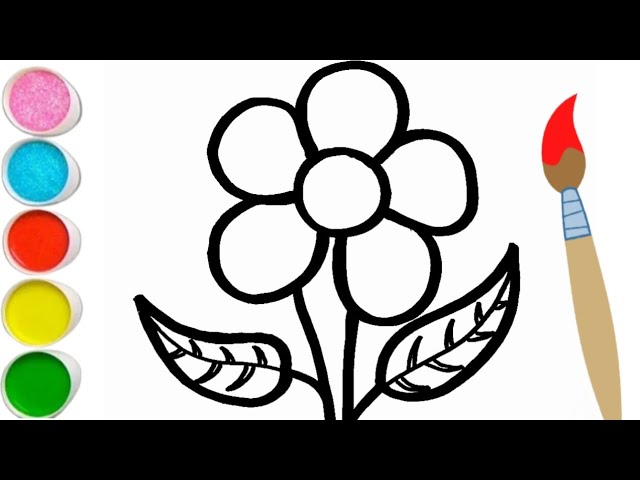 Free Flower Coloring Pages for Kids & Adults