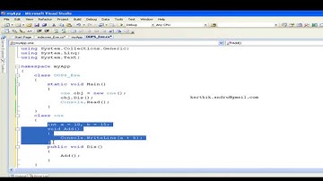 C# - Tutorial - What is Abstraction and Encapsulation - OOPS - Part 1 - With Telugu Voice Hover