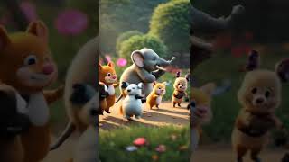 gajah joget #shorts #shortvideo #kartun #tontonananakanak #kids