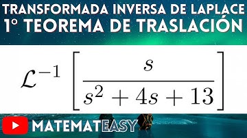 ✏️ Transformada Inversa de Laplace | Primer Teorema de Traslación. Ejercicio 4