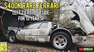 I Bought an Abandoned Ferrari 512 BBi Sat Outside Rotting for 12 Years