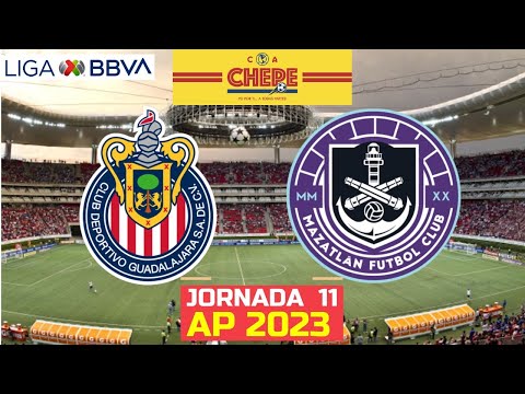 CHIVAS VS MAZATLÁN EN VIVO jornada 11 apertura 2023