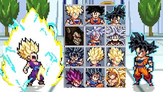 Saiyan Battle Royale: Gohan_SSJ2_SWL vs GokuUI Face Off screenshot 2