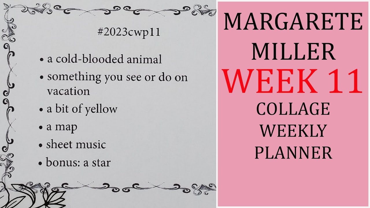 #2023cwp11 - Margarete Miller Collage Weekly Challenge - Collage Art ...