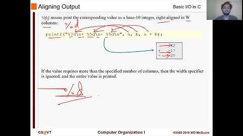 CS2505 - Week 2 - C:  I/O