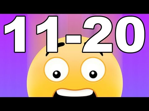 Emoji Drop - Gameplay Walkthrough Part 2 - Levels 11-20 (iOS)