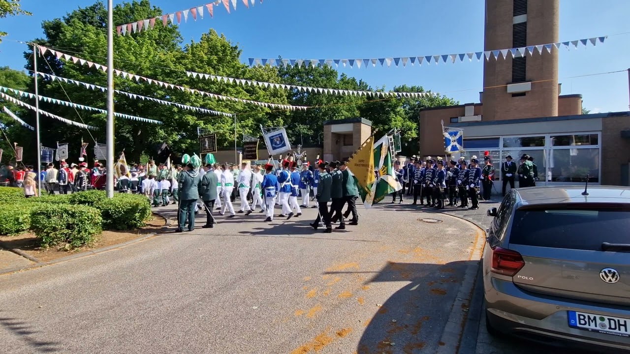 BTK Königshoven Blaskapelle Erftblech Das Original Präsentiermarsch Schützenfest Königshoven 2023
