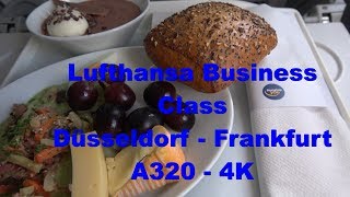 Lufthansa Business Class Dusseldorf - Frankfurt A320