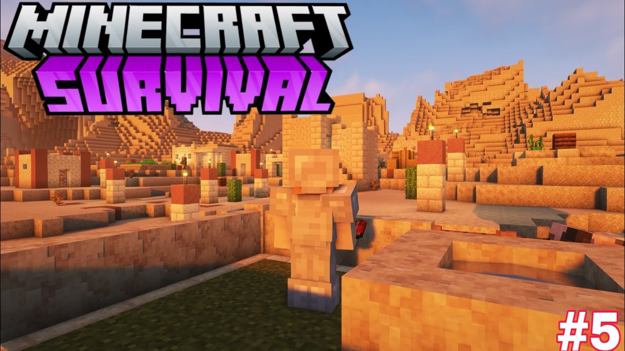 I Found New Village !!! | Minecraft Survival | Malayalam | Episode 5 ...