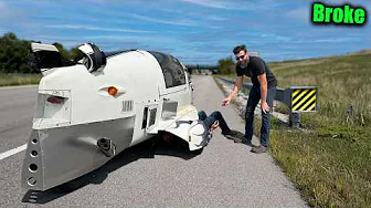 Will the Suzuki GSXR 1000 Powered Motorcycle airplane thing make it Home ?