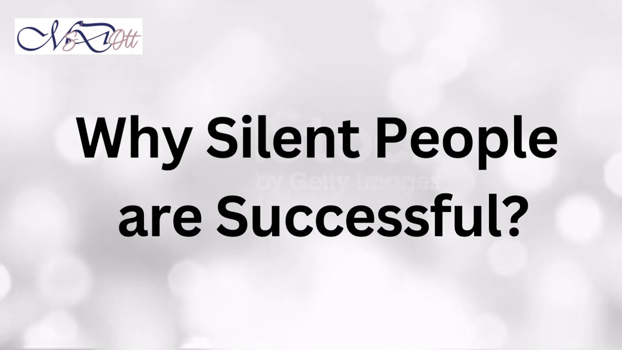 10 REASONS | Why Silent People are Successful? | Ms Dott