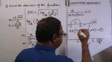 13.. Domain & Range of Exponential &  & Logarithmic Functions Class-II/IIT/AIEEE