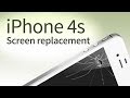 iPhone 4s screen replacement disassembly and reassembly [english]