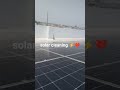 solar cleaning  #solarcleaning #trending #electrician