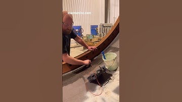 Non-destructive testing welding inspection at Marmen! #asmr #NDT #windenergy #ultrasonic #inspection