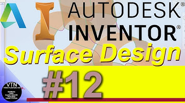 AutoDesk INVENTOR Surface Design 12 ( Clearance Hole )