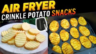 Air Fryer Crinkle Cut Potatoes | Air Fryer Potato Snacks