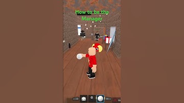 How to be manager in Work at a Pizza Place 101 #roblox