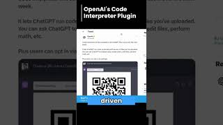 OpenAIs Code Interpreter Plugin Now Available for ChatGPT Plus Usersshorts seotips seoupdates