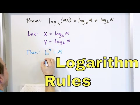 06 - Proving The Logarithm Rules - Understand Logarithm Rules x Laws Of Logs