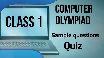 Class 1 NCO National Cyber Olympiad|Sample questions |Computer Olympiad question Answers for Class 1