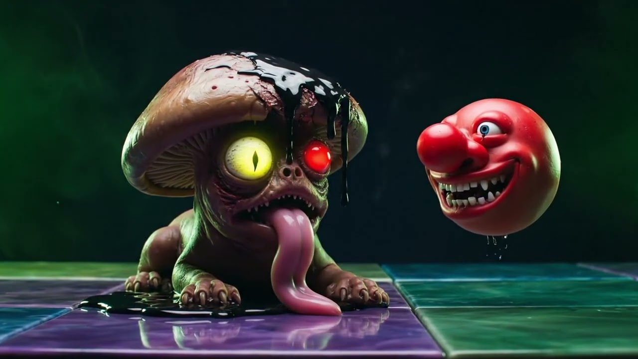Laughs from the Abyss: A 3D Cartoon Horror Comedy
