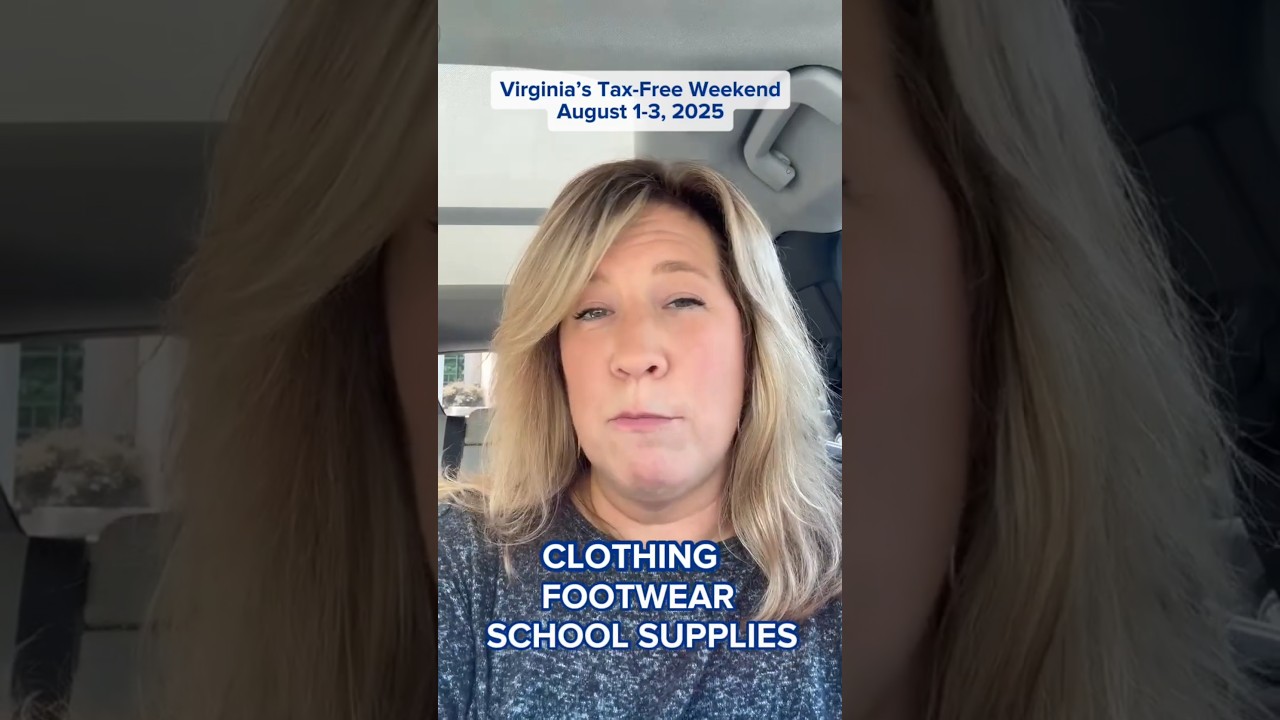 PSA: Virginia’s tax-free weekend is here. 👀