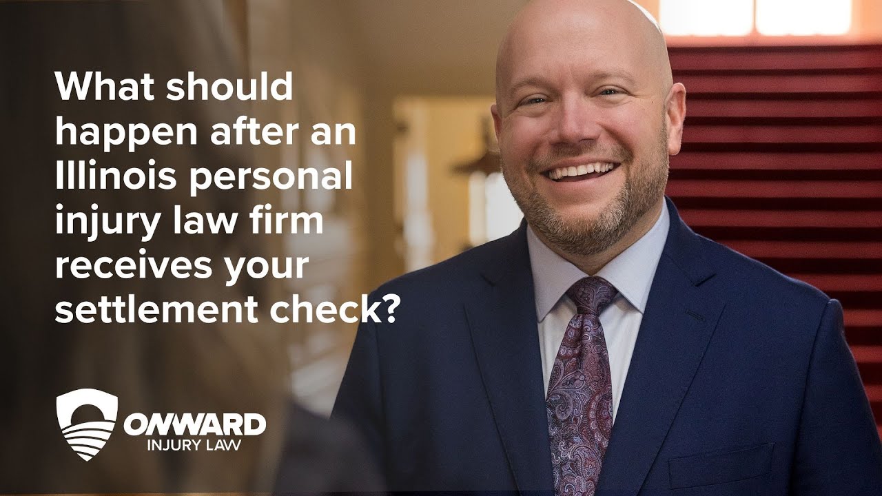 What should happen after an Illinois personal injury law firm receives your settlement check?