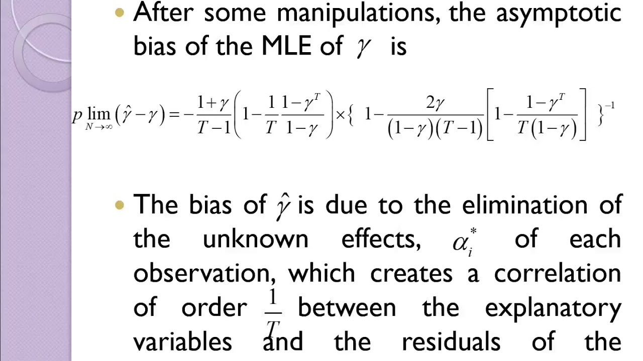 Lesson 4. Panel Data. Dynamic models - YouTube