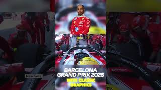 Lewis Hamilton's 🏎️ 2.8s PIT STOP | 2026 Barcelona Grand Prix with Classic Graphics #f1